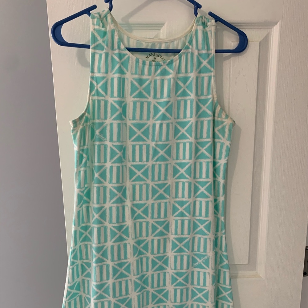 Mahi Gold Cotton Strapless dress
